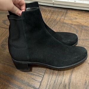 Stuart Weitzman Black Ankle Booties New